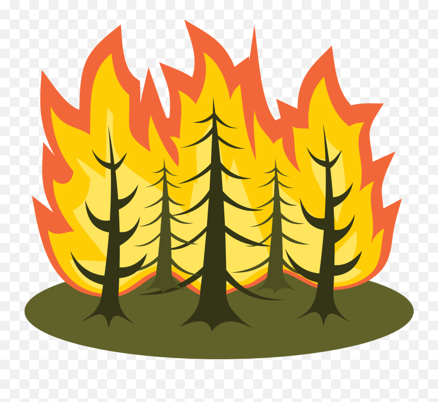 Forest On Fire Clipart Free Download Transparent Png Emoji,Fired Clipart