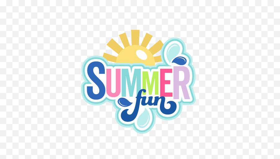 Summer Fun Title Svg Cut File Svg Cut - Summer Fun Clipart Png Emoji,Fun Clipart