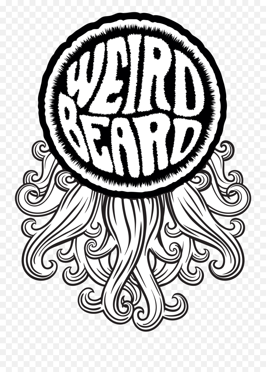 Home The Weird Beard - Dot Emoji,Beard Logo