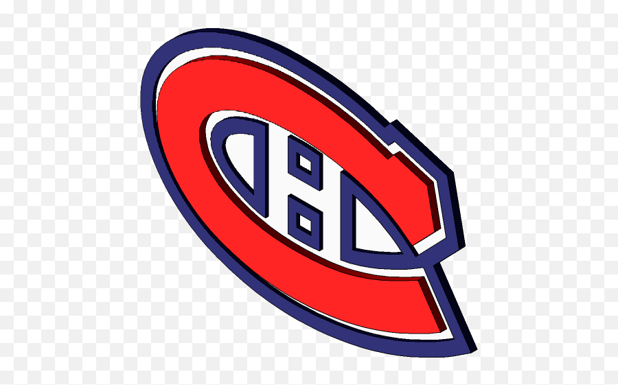 Montreal Canadiens - Montreal Canadiens Logo 3d Emoji,Montreal Canadiens Logo