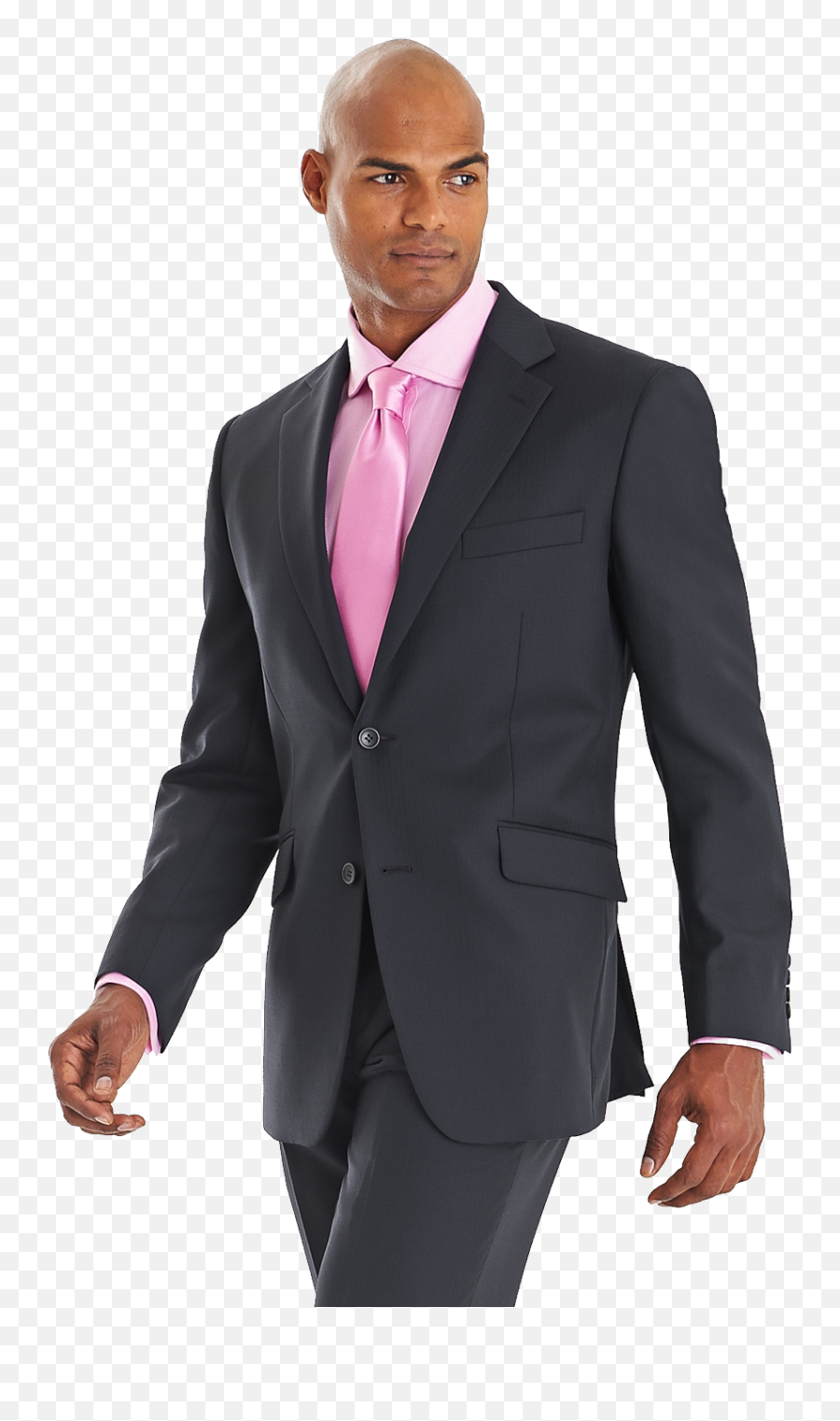 Jacket Clipart 3 Piece Suit Jacket 3 Piece Suit Transparent - Black Suit With Pink Tie Emoji,Suit Png