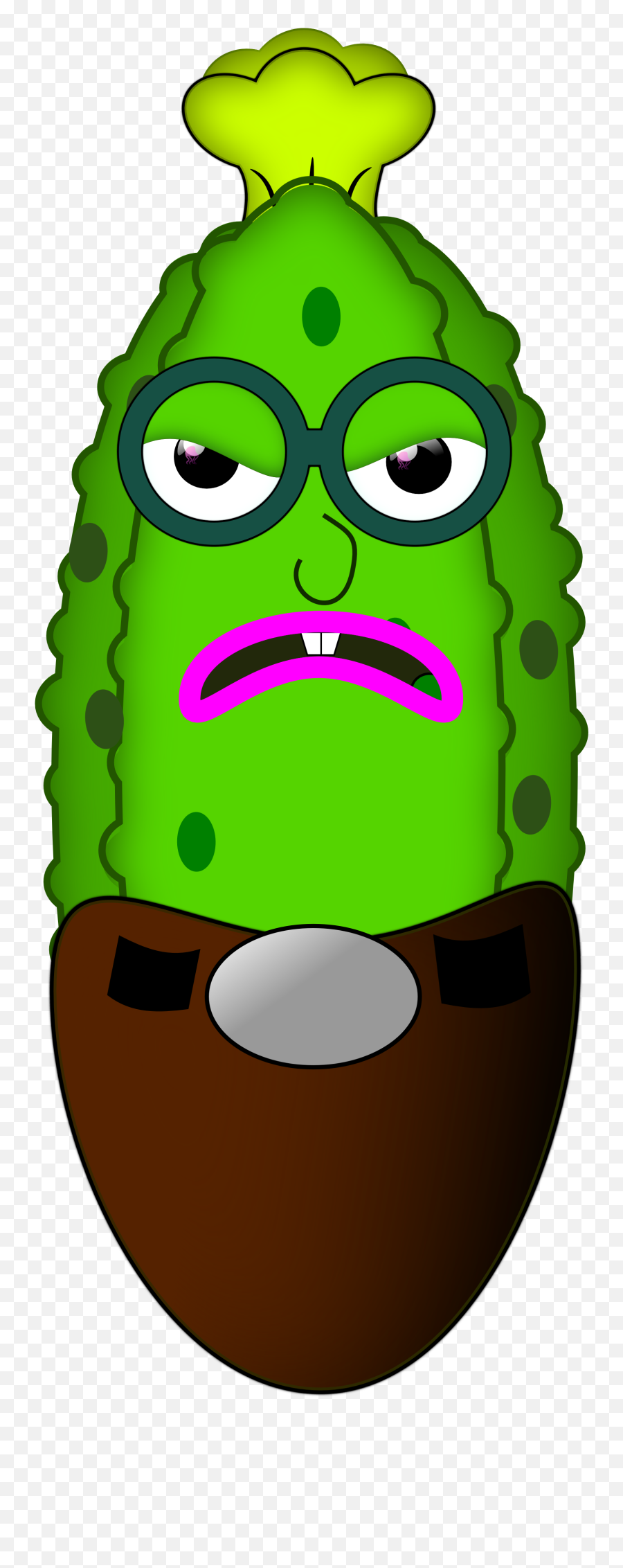 Pickle Clipart Cool As Cucumber - Png Download Full Size Ugly Emoji,Pickle Clipart