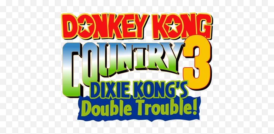 Dixie Kongs - Donkey Kong Country 3 Dixie Double Trouble Logo Emoji,Donkey Kong Country Logo