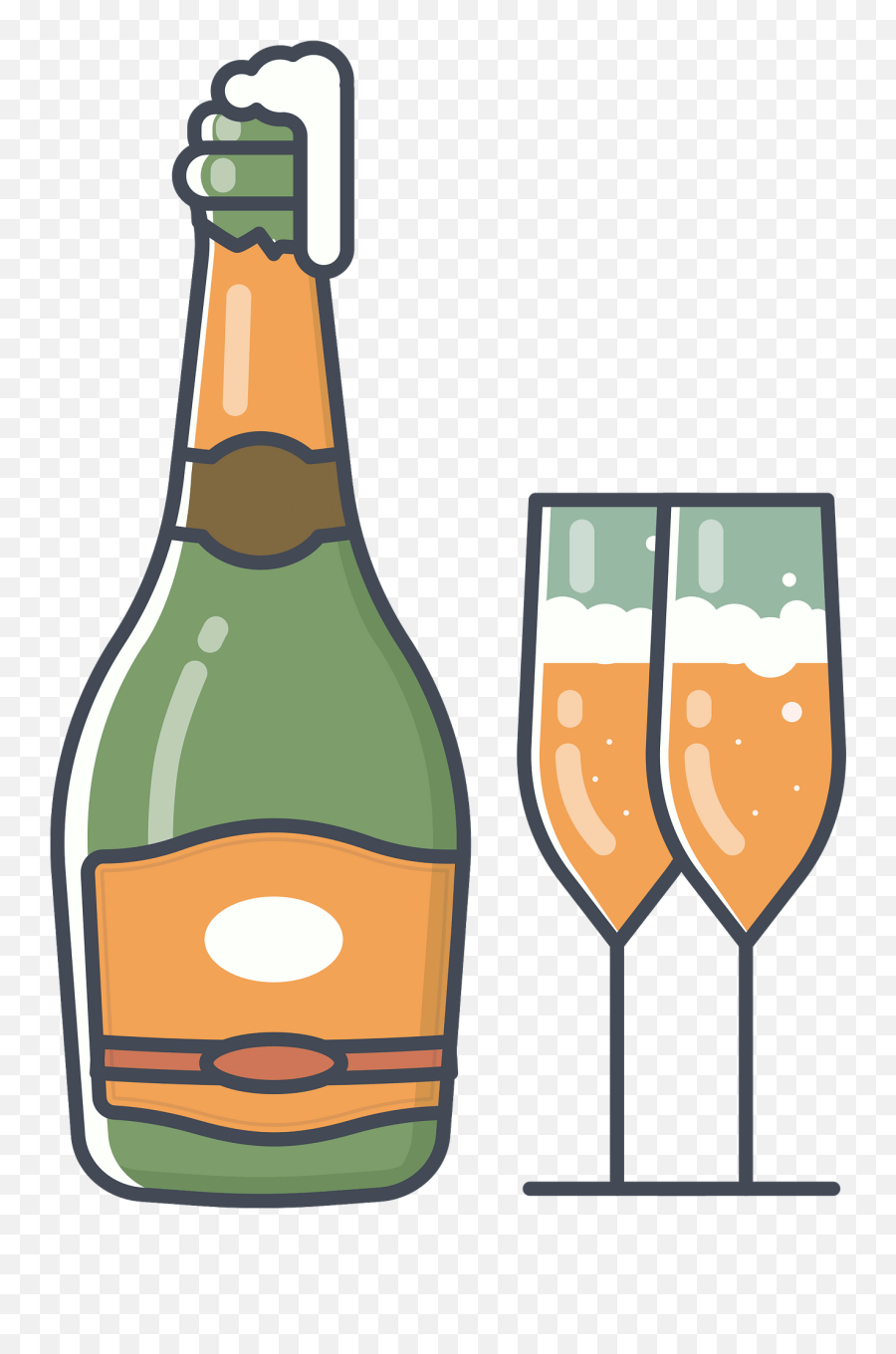 Champagne Clipart - Barware Emoji,Champagne Clipart