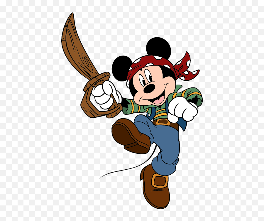 Pirate Mickey Mouse Clipart - Full Size Clipart 1242553 Minnie Pirates Emoji,Mickey Mouse Clipart