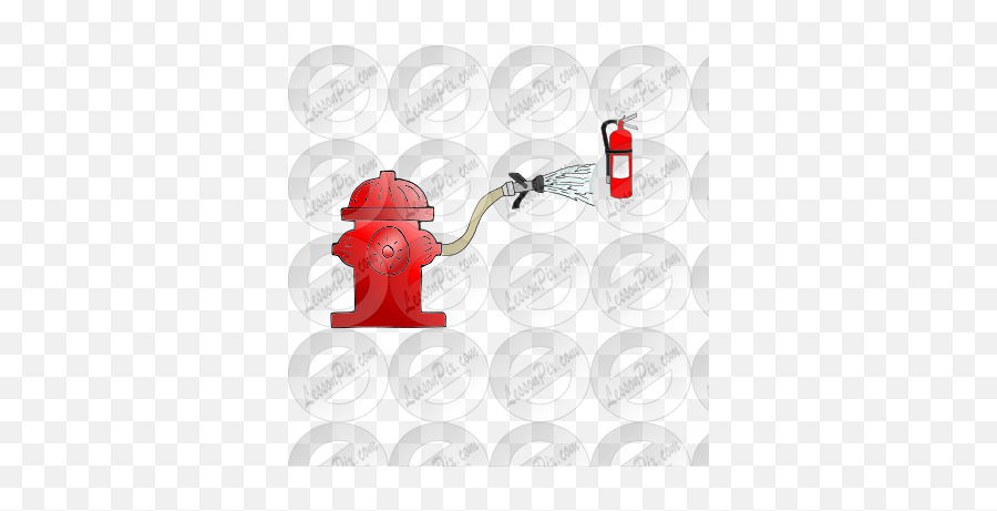 Fire Supplies Picture For Classroom Therapy Use - Great Jumper Cable Emoji,Fire Hydrant Clipart