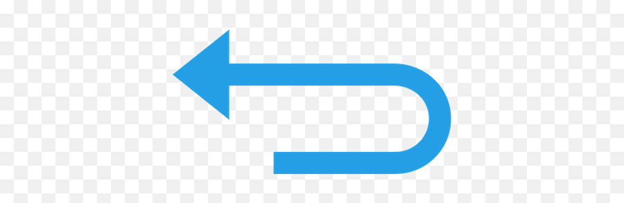 Arrow Icon Of Colored Outline Style - U Turn Arrow Png Blue Emoji,Arrow Icon Png