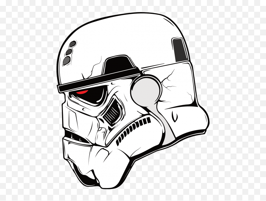 Stormtrooper Destroyer - Tattoo Star Wars Clones Clipart Star Wars Tattoos Clone Helmets Emoji,Stormtrooper Png