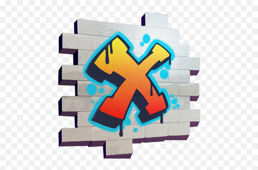 X Mark - Fortnite X Mark Spray Emoji,X Mark Transparent