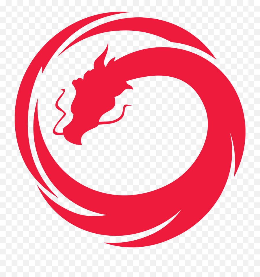 Dragon In Circle Logo - Logodix Vault Dragon Logo Emoji,Logo Circle Png