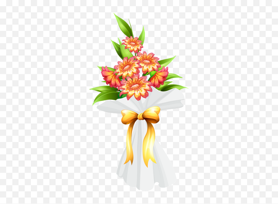 Bouquet With Flowers Png Image Flower Clipart Flower Art - Flower Bookey With Background Emoji,Bouquet Of Flowers Clipart
