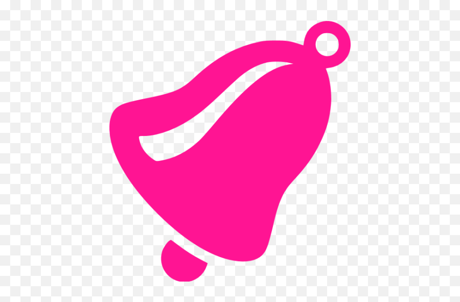 Deep Pink Bell Icon - Free Deep Pink Bell Icons Blue Bell Icon Png Emoji,Notification Bell Png