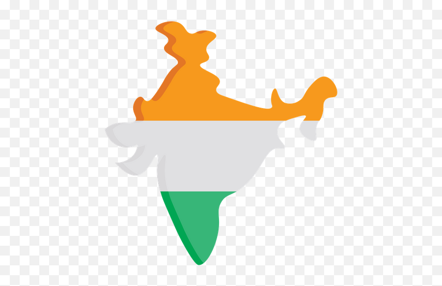 Free India Map Icon Of Flat Style - Available In Svg Png India Map Emoji,Google Map Logo