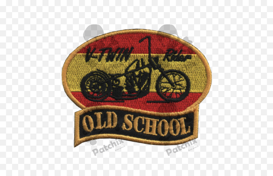 Embroidered Patch Old School Spain - Old School Patch Emoji,Old School Logo