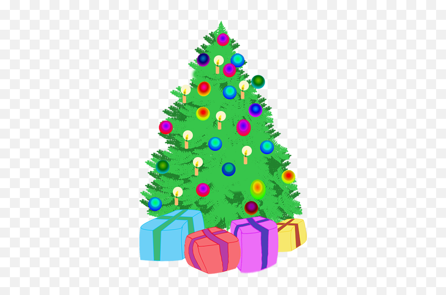 Christmas Tree Clip Art Christmas Tree Drawing Clip Art - Christmas Trees Drawing Cute Emoji,Christmas Clipart