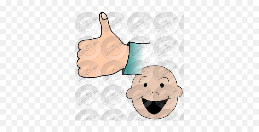 Yes I Like It Picture For Classroom Therapy Use - Great Emoji,It Clipart