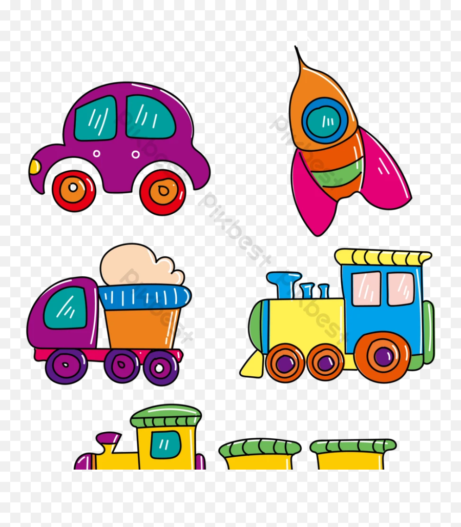 A Variety Of Childrenu0027s Toys Pictures Png Images Ai Free Emoji,Trojan Horse Clipart