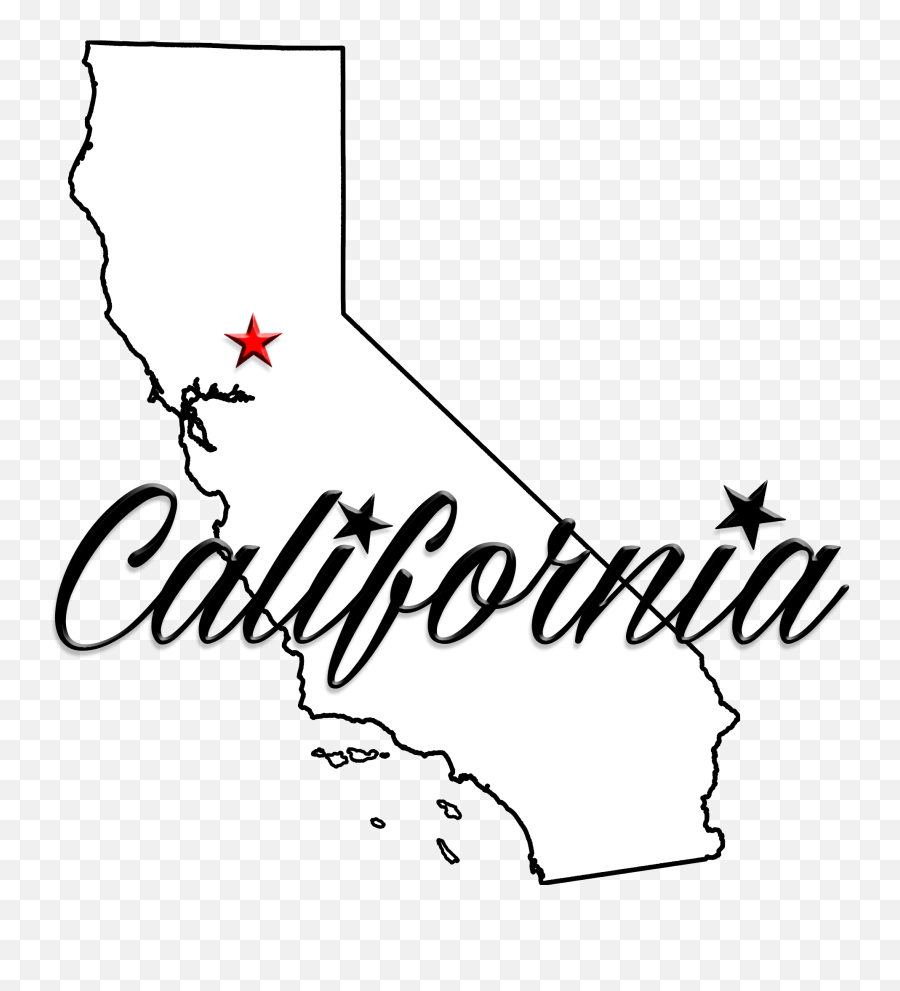 Tattoo Designs California Bear Tattoos - California In Cursive Emoji,California Logo