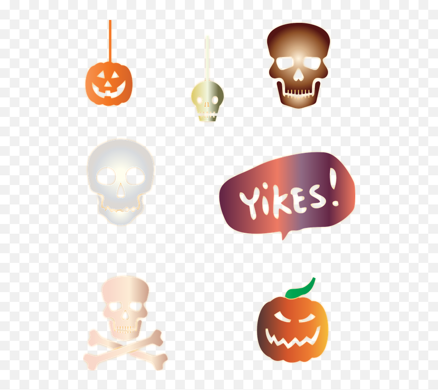 Halloween Icons - Free Vector Graphic On Pixabay Emoji,Yikes Png