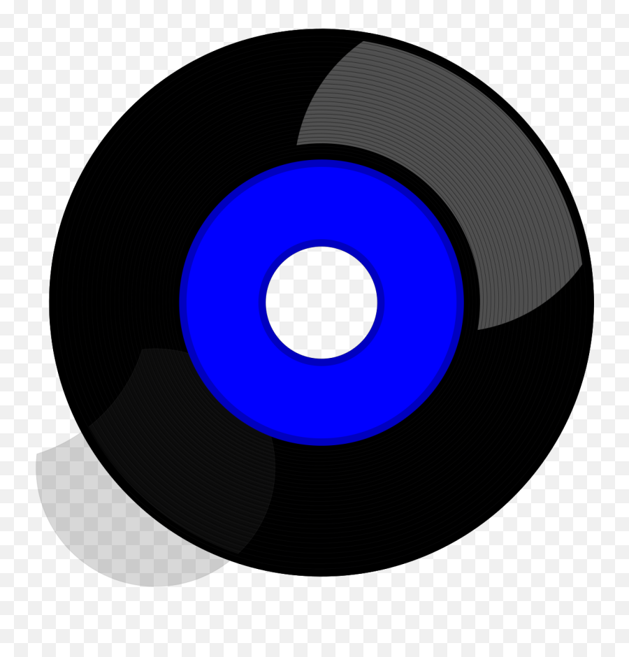 Black Vinyl Record Clip Art - Dot Emoji,Record Clipart