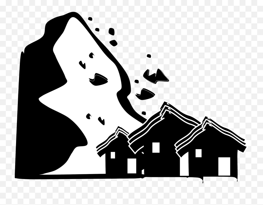 Free Earthquake Clipart Black And White - Earthquake Clipart Png Emoji,Earthquake Clipart