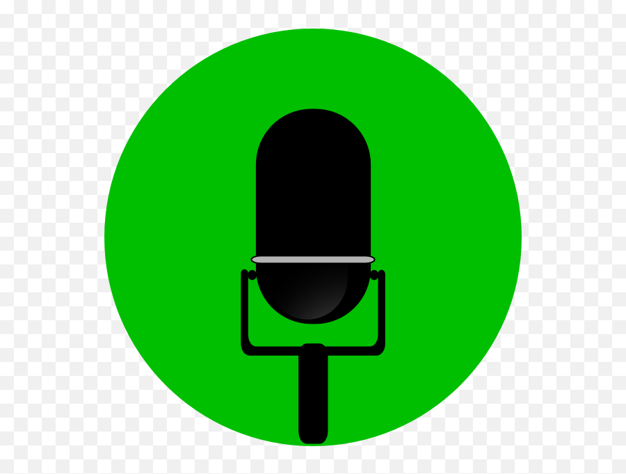 This Free Clip Arts Design Of Microphone Png - Desktop Green Mic Icon Png Emoji,Microphone Clipart