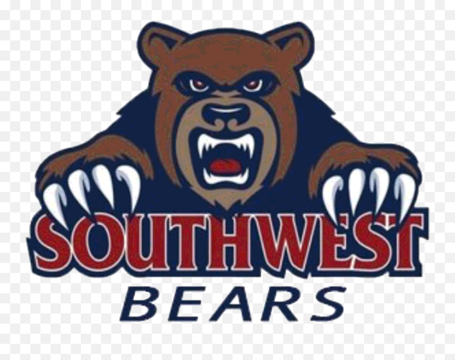 Southwest Community College Mascot Clipart - Full Size Southwest Mississippi Community College Football Logo Emoji,Bear Mascot Logo