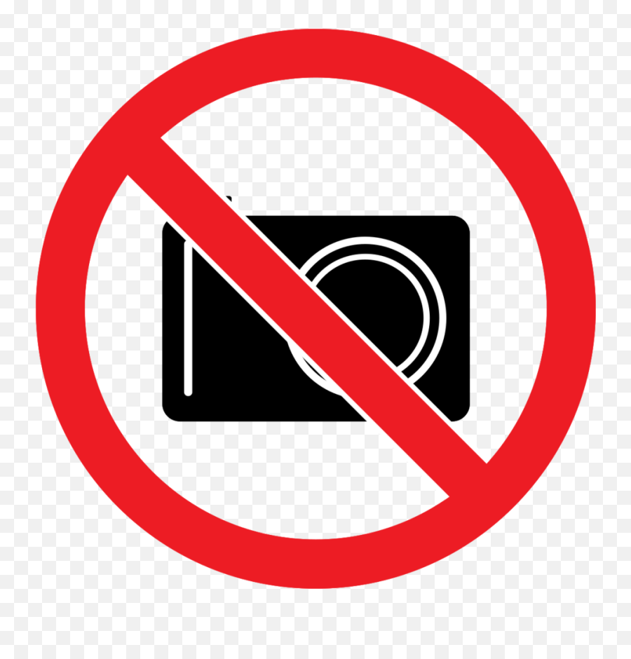 Free Prohibited Sign No Camera 1198651 Png With Transparent - Camera Prohibited Png Emoji,No Sign Transparent Background