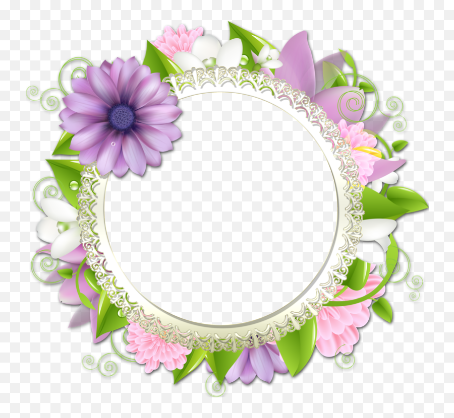 Discover Ideas About Flower Outline - Frame Flower Vector Emoji,Flower Vector Png