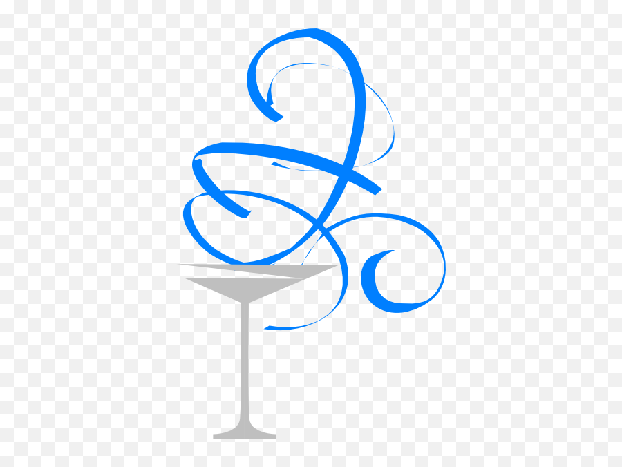 Martini Glass Clip Art At Clkercom - Vector Clip Art Online Emoji,Cocktail Glass Clipart