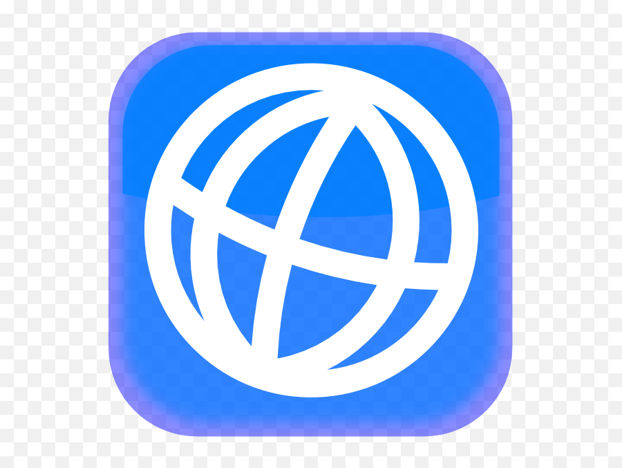 Blue Globe Icon At Clkercom Vector Online N2 Free Image Download Emoji,Globe Icon Transparent
