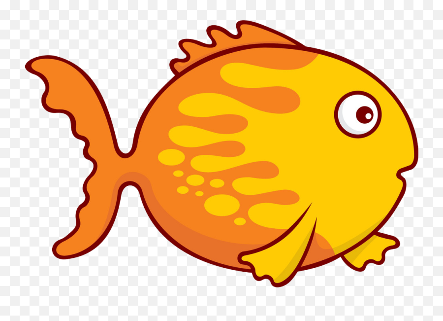 Funny Goldfish Clipart Transparent 1 - Clipart World Illustration Emoji,Goldfish Clipart