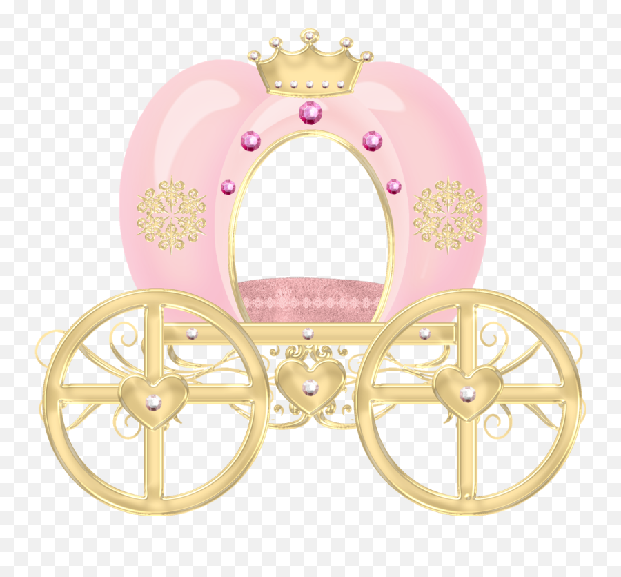 Horse And Carriage Png - Gold Clipart Baby Carriage Princesas De Disney Carruaje Emoji,Gold Clipart