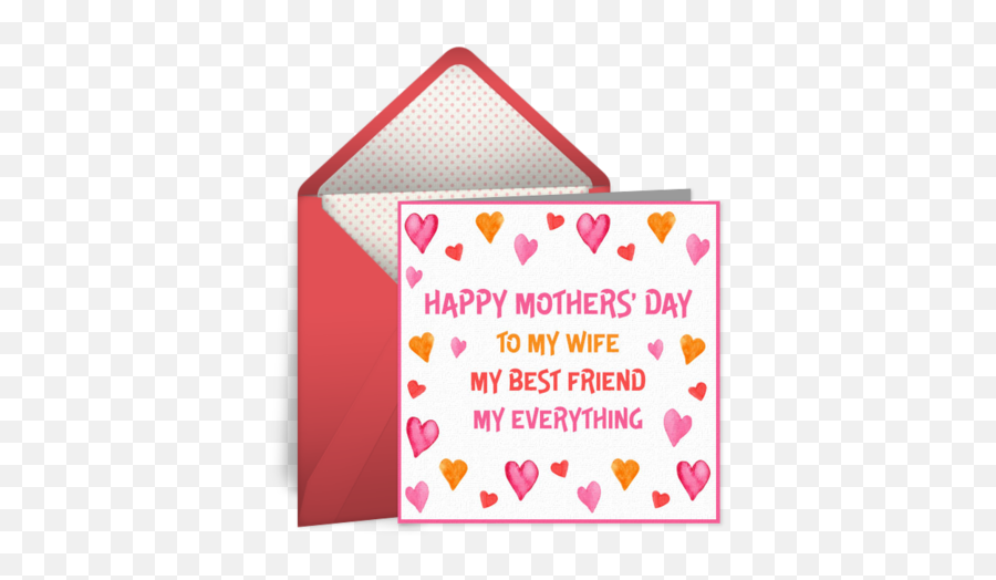 Happy Motheru0027s Day To My Wife Free Mothers Day Ecard Emoji,Happy Mothers Day Logo