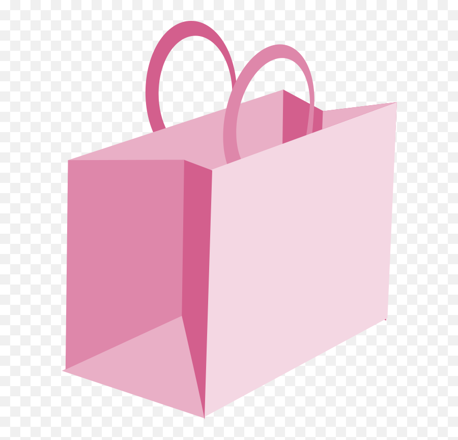 Shopping Bags Clipart - Pink Shopping Icon Transparent Emoji,Shopping Bag Clipart