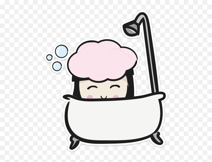 M A N D Y During And After Bath Essentials Emoji,Taking A Shower Clipart