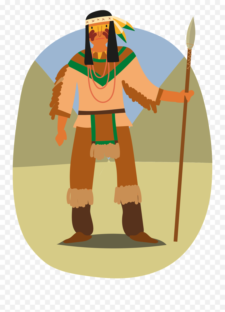 Native American Clipart - Fictional Character Emoji,Native American Clipart
