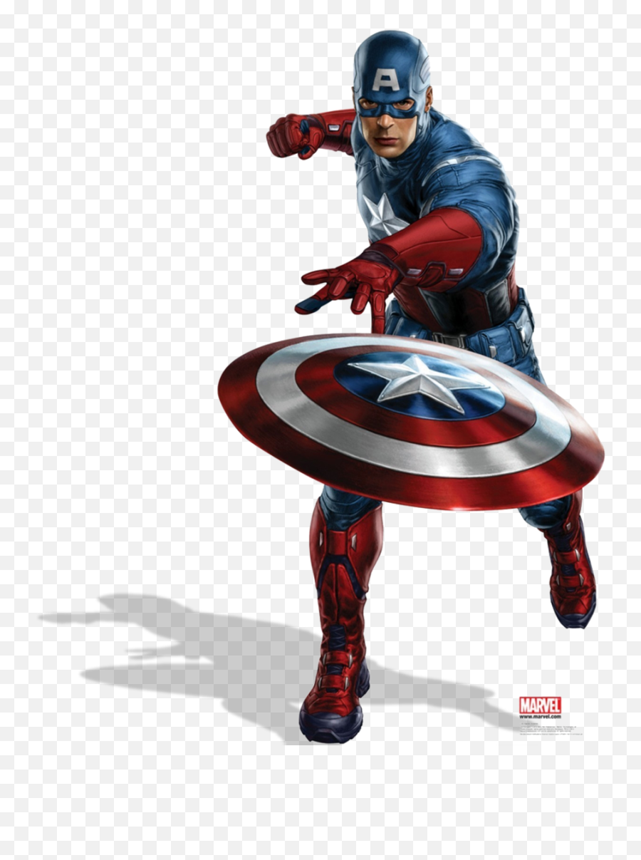 Captain America Icon Clipart 11094 - Captain America Cutout Png Emoji,Captain America Clipart