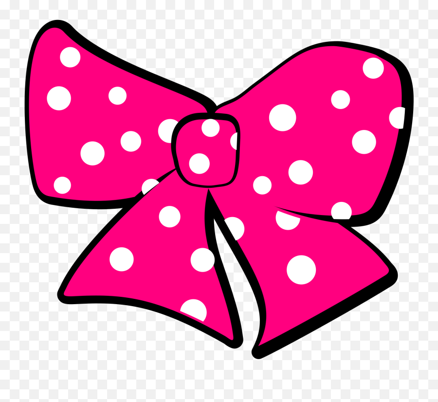 Minnie Mouse Bow Clip Art At Clker - Ribbon Hello Kitty Pink Emoji,Minnie Mouse Bow Clipart
