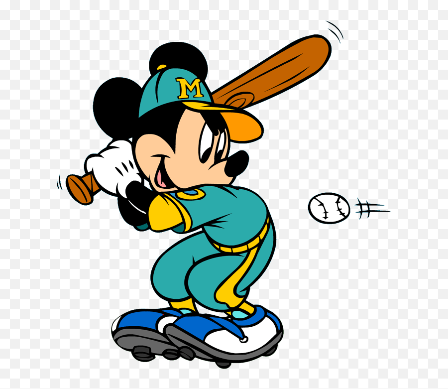 Clipart Baseball Mickey Mouse Clipart Baseball Mickey Mouse - Mickey Mouse Baseball Emoji,Mickey Mouse Clipart