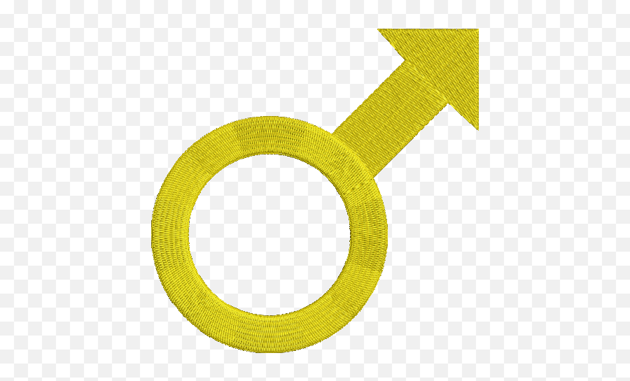 Male Symbol Machine Embroidery Design Male Gender Symbol - Palace Emoji,Male Symbol Png