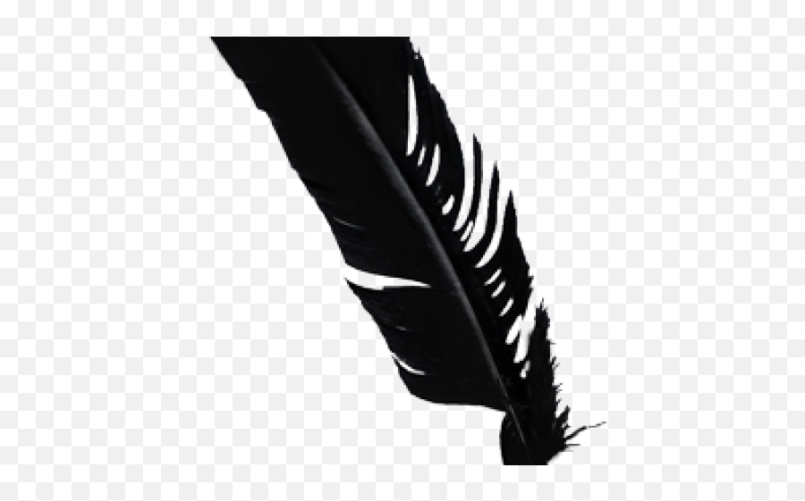 Quill Clipart Transparent Background - Black Feather Pen Png Quill Emoji,Pen Transparent Background