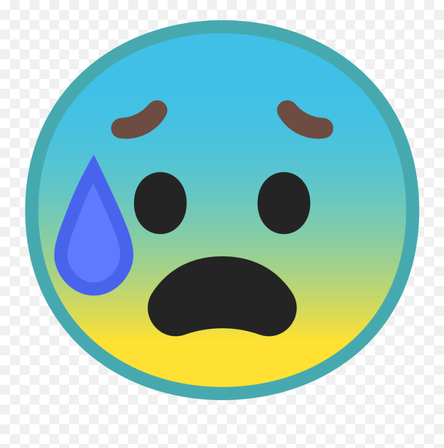 Emoji Clipart Anxious Emoji Anxious Transparent Free - Transparent Background Anxious Emoji,Free Emoji Clipart