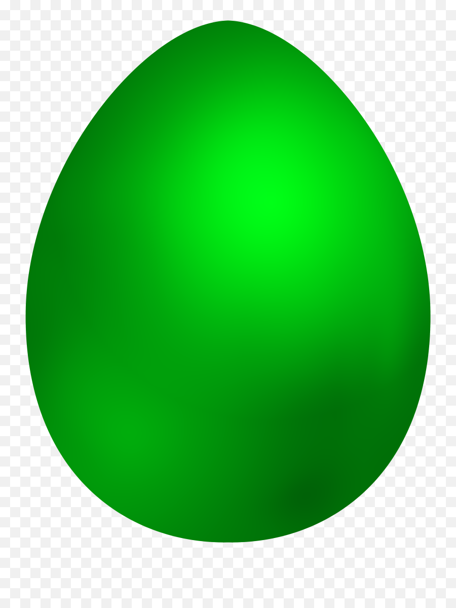 Green Easter Egg Png Clip Art - Green Easter Egg Clipart Emoji,Easter Egg Clipart