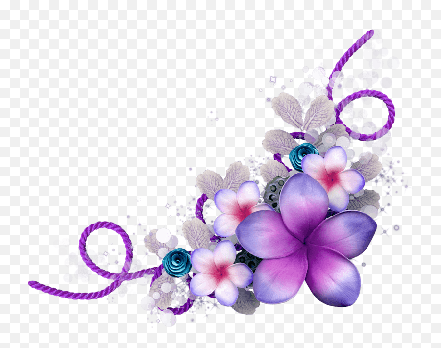 Download Clipart For Nature Pinecone - Borders Purple Flores Moradas Png Bordes Emoji,Pinecone Clipart