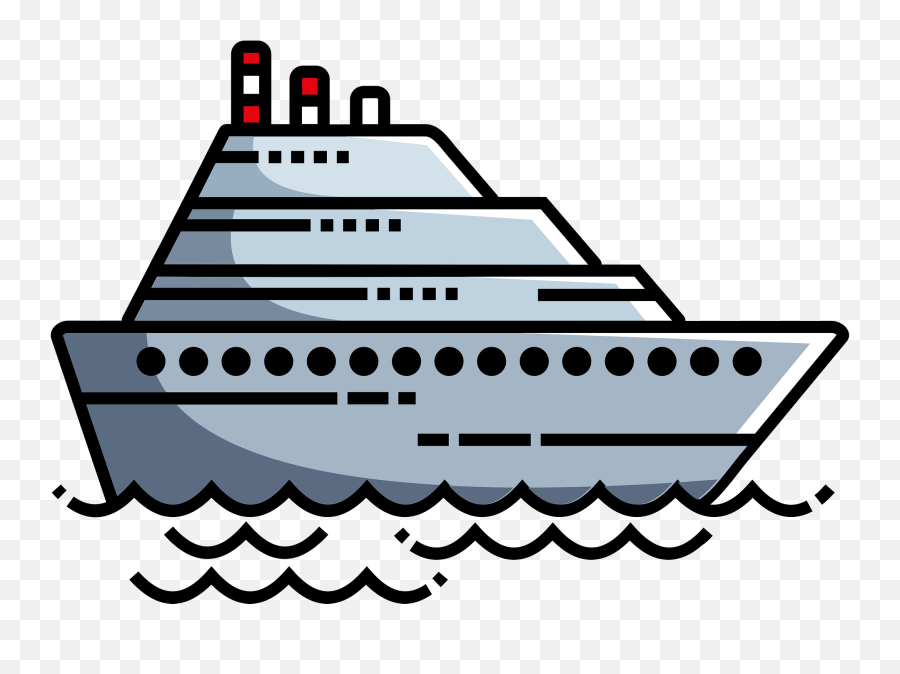Cruise Ship Clipart - Marine Architecture Emoji,Cruise Clipart