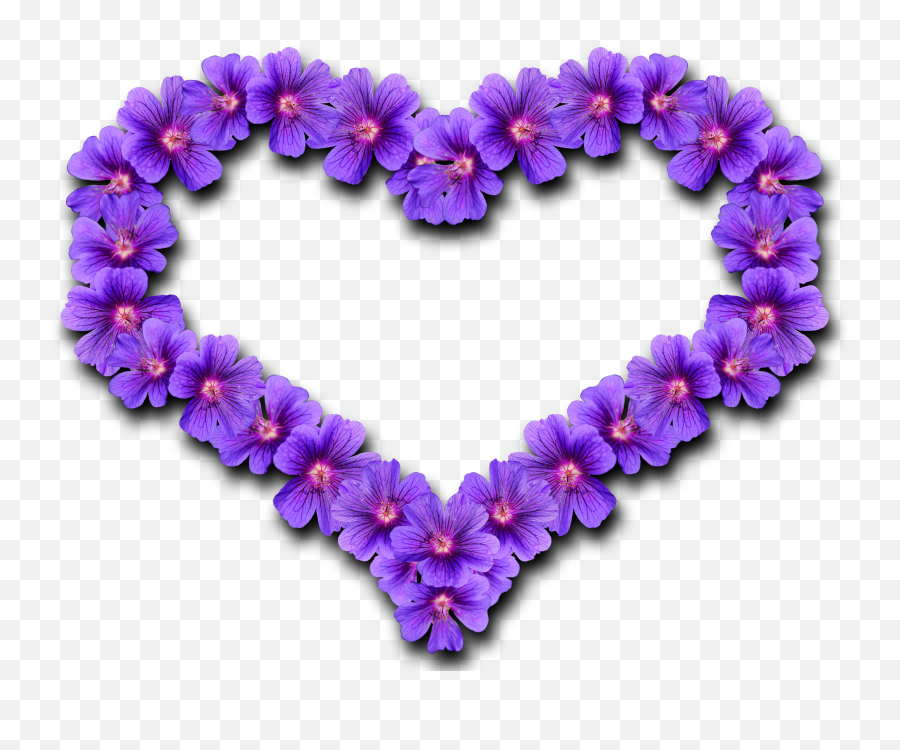 Flower Heart Png Image For Free Download - Love You Sophia Emoji,Purple Flower Transparent