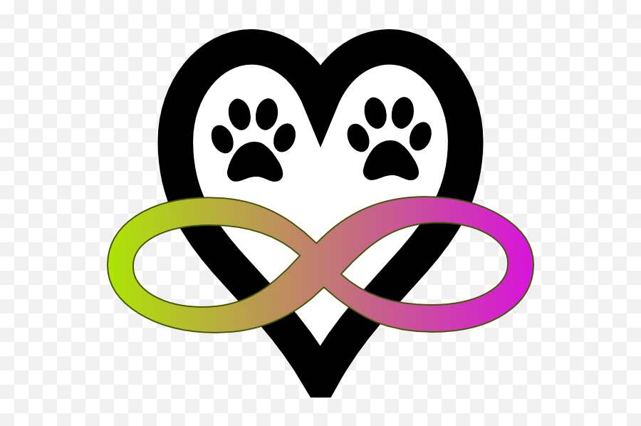 Dog Paw Print Infinity Tattoo Hd Png - Clip Art Emoji,Dog Paw Print Png