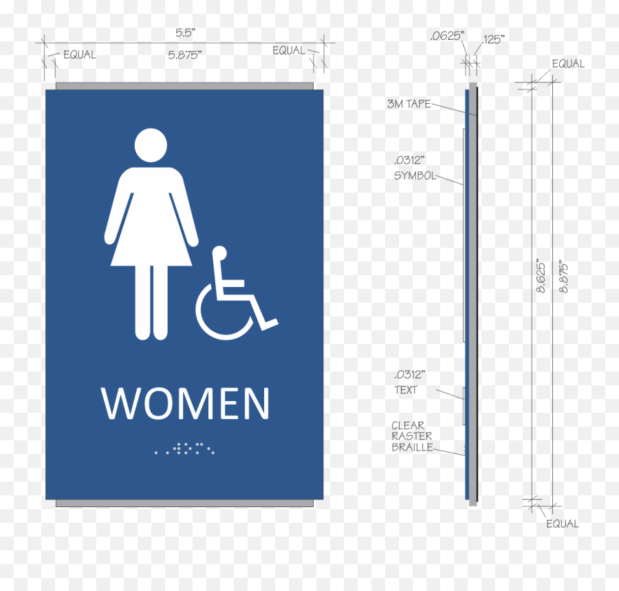 High School Restroom Sign Transparent - Family Restroom Sign Emoji,Bathroom Sign Png