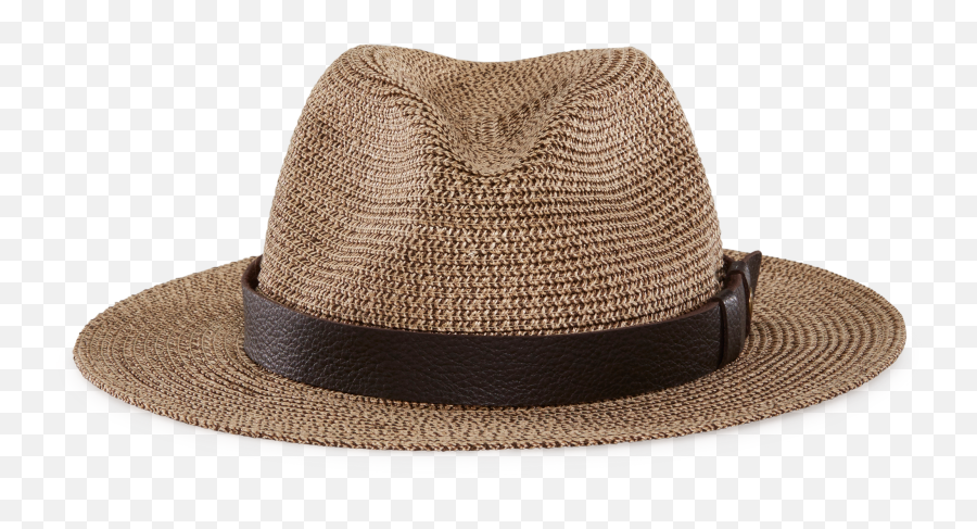Download Large Brim Straw Hats For Men - Wide Brim Straw Hat For Men Png Emoji,Fedora Transparent Background